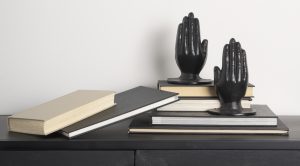 Praying Hands Bookends Bronze