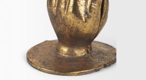 Praying Hands Bookends Gold