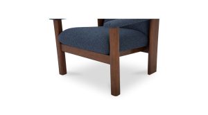 Parker Lounge Chair- Dark Blue