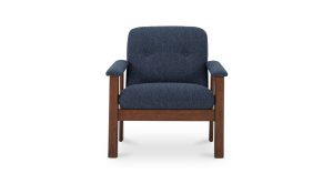 Parker Lounge Chair- Dark Blue