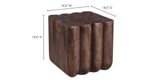 Punyo Punyo Accent Table- Espresso (5)