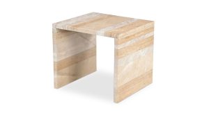 Rosa Accent Table- Mixed Marble (1)