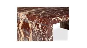 Rosa Coffee Table- Rosso Levanto Marble