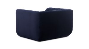 Rosy Lounge Chair- Deep Blue