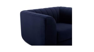 Rosy Lounge Chair- Deep Blue