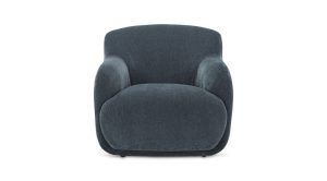 Stevie Lounge Chair- Slate Blue