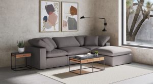 Terra Ottoman- Light Grey