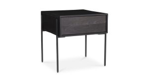 Tobin Side Table- Charcoal (1)