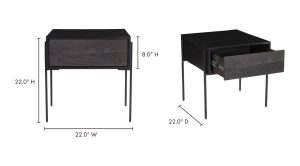 Tobin Side Table- Charcoal (7)