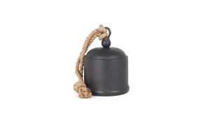 Quincy Black Decorative Bell Medium