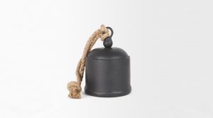 Quincy Black Decorative Bell Medium