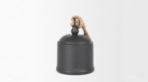 Quincy Black Decorative Bell Medium