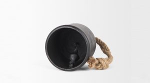 Quincy Black Decorative Bell Medium