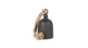 Quincy Black Decorative Bell Small