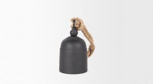 Quincy Black Decorative Bell Small