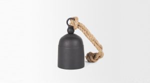 Quincy Black Decorative Bell Small