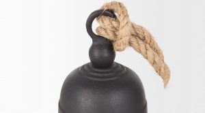 Quincy Black Decorative Bell Small