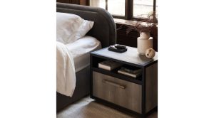 COLIN KING BED- DARK GREY (1)