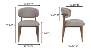 Ellie Dining Chair-Light Brown (1)