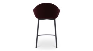 Emily Counter Stool-Wine Velvet