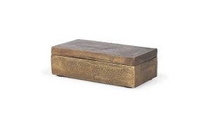 Porschia Antiqued Gold Box Small