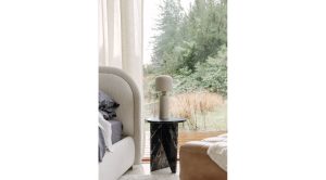 Grace Accent Table Black Marble (1)