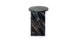 Grace Accent Table Black Marble (3)