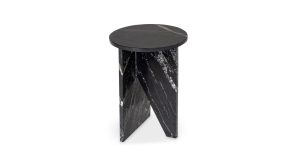 Grace Accent Table Black Marble (4)