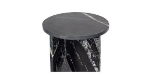 Grace Accent Table Black Marble (5)