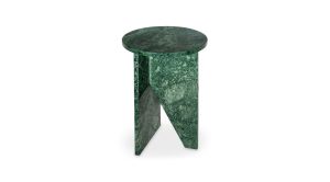 Grace Accent Table Green Marble (2)