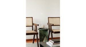 Grace Accent Table Green Marble (5)