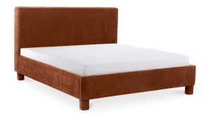 ICHIGO QUEEN BED- DEEP ORANGE (11)