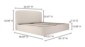 JOAN QUEEN STORAGE BED- CREAM (16)