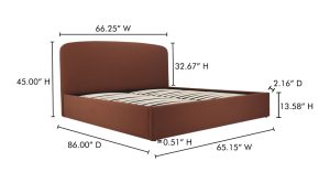 JOAN QUEEN STORAGE BED- RUST (13)