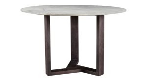 Jinxx Round Dining Table-Charcoal Grey