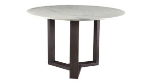 Jinxx Round Dining Table-Charcoal Grey