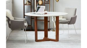 Jinxx Round Dining Table-White (4)