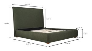 LUZON KING BED TALL HEADBOARD- DEEP FOREST (13)