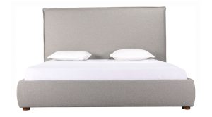 LUZON KING BED TALL HEADBOARD- GREYSTONE