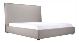 LUZON KING BED TALL HEADBOARD- GREYSTONE