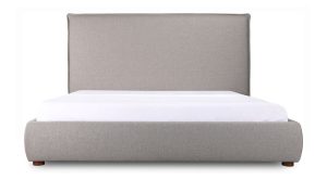 LUZON KING BED TALL HEADBOARD- GREYSTONE