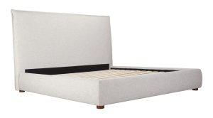 LUZON KING BED TALL HEADBOARD- LIGHT GREY