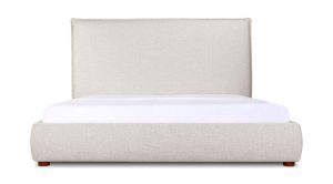 LUZON KING BED TALL HEADBOARD- LIGHT GREY