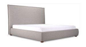 LUZON QUEEN BED TALL HEADBOARD- GREYSTONE