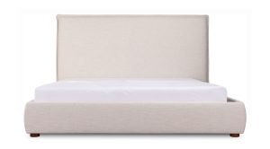 LUZON QUEEN BED TALL HEADBOARD WHEAT