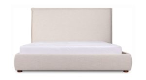 LUZON QUEEN BED TALL HEADBOARD WHEAT