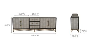 Mako Sideboard Large-Grey (6)