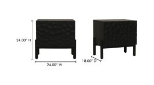 Misaki Nightstand- Black