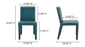 Monte Dining Chair-Teal (1)