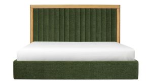 NINA QUEEN BED- FOREST GREEN (14)